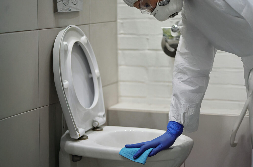 Protección e higiene de los equipos de limpieza